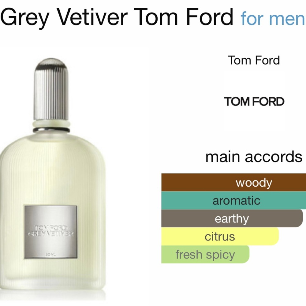 Grey Vetiver Tom Ford for men fragrance decant 5ml - Picture 2 of 2